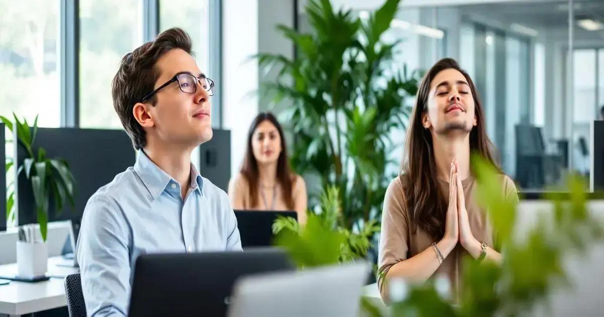 Benefícios comprovados dos exercícios de respiração no trabalho