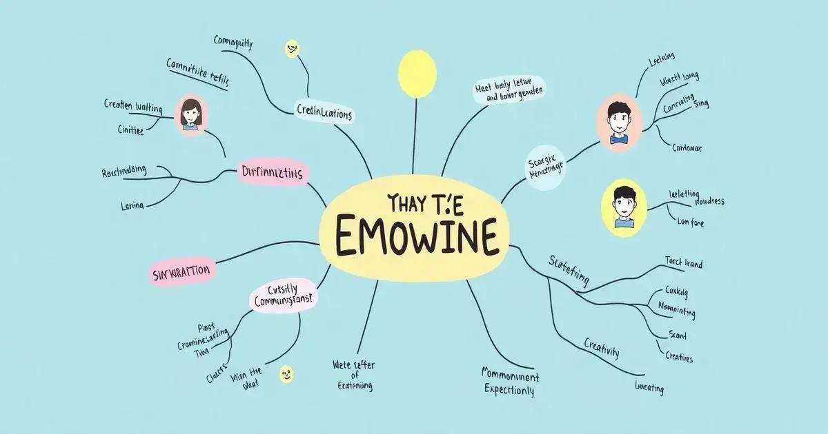 Benefícios do mapa mental na visualização de emoções