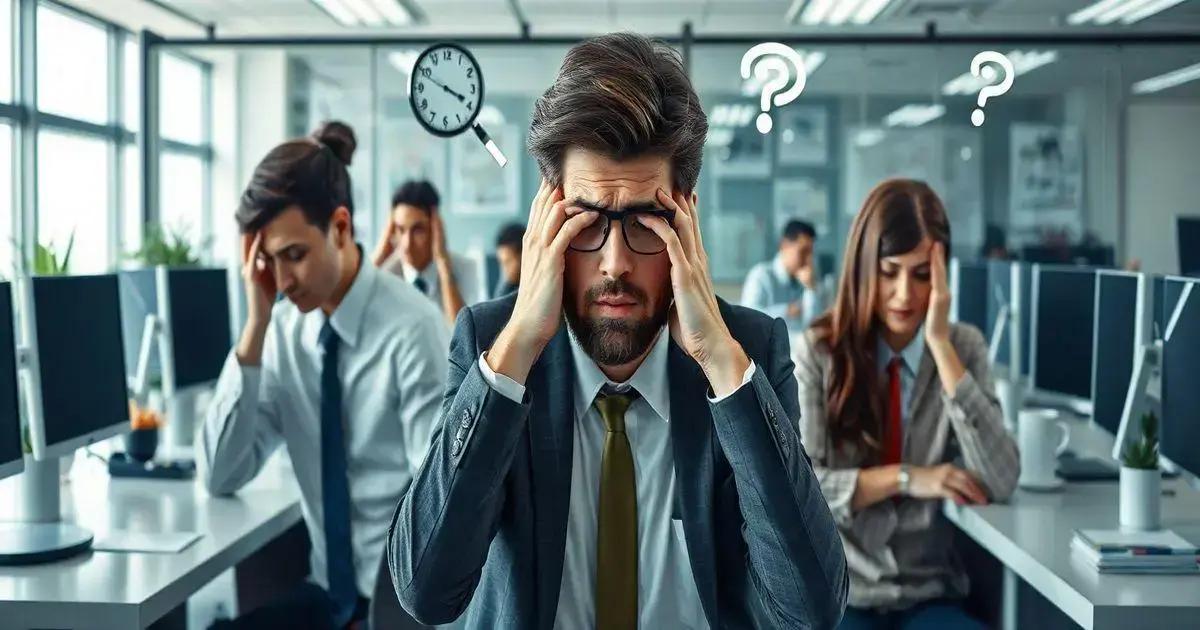 Causas comuns de crises emocionais no trabalho