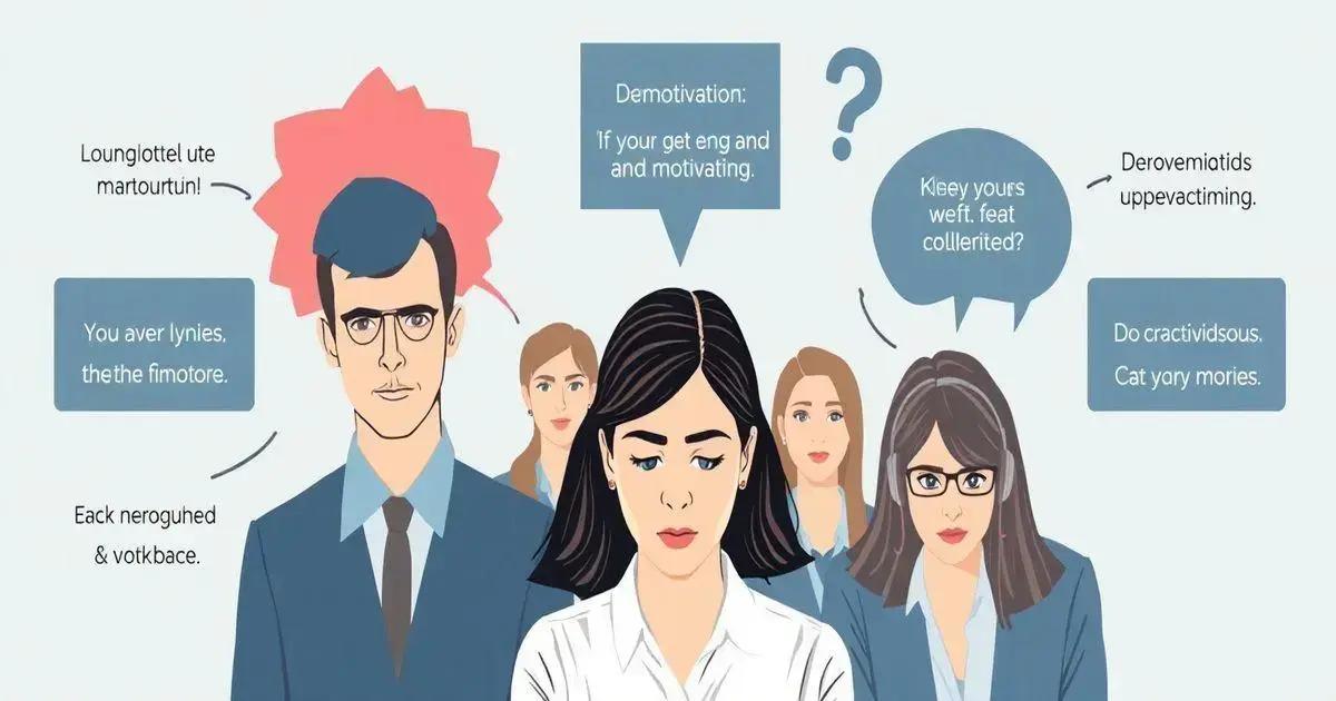 Causas da perda de motivação no trabalho