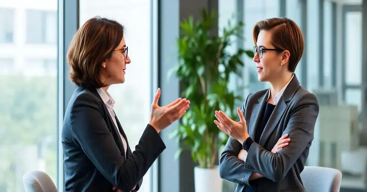 Como gerenciar conversas difíceis com chefes ou subordinados de maneira eficaz