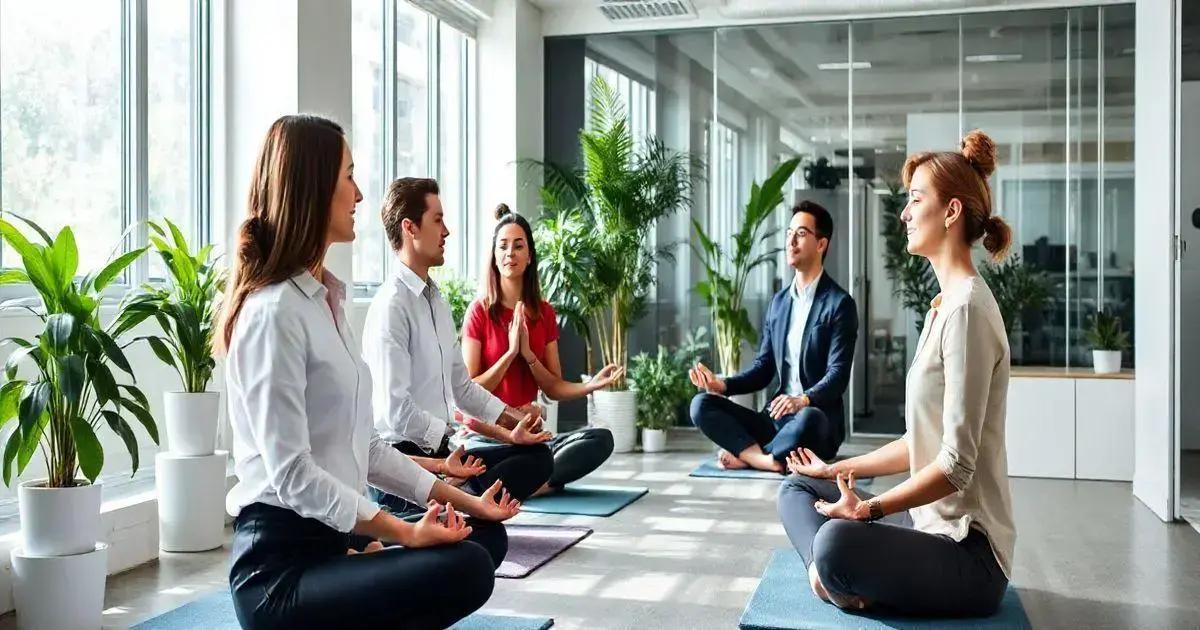 Como os exercícios de respiração ajudam no ambiente de trabalho?