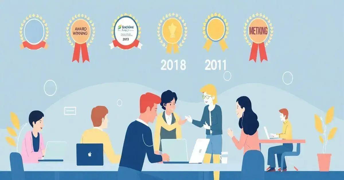 Exemplos de práticas de empresas premiadas