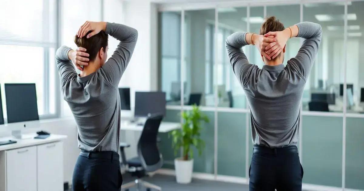 Exercícios de Alongamento no Escritório