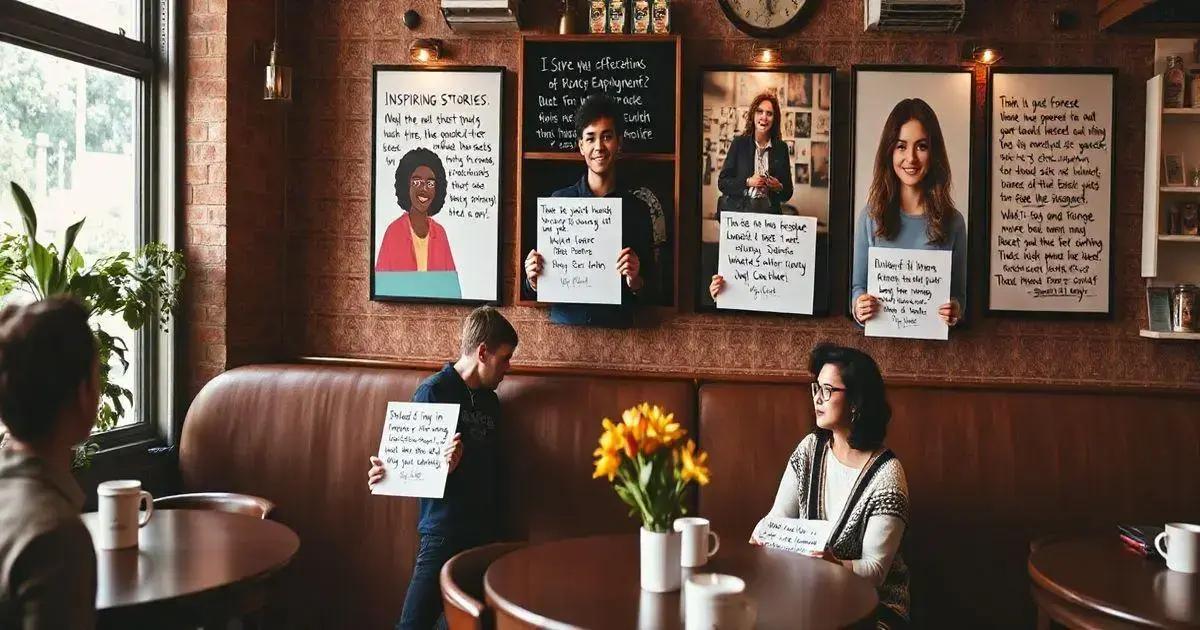 Histórias inspiradoras de reconhecimento