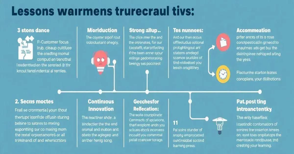 Lições aprendidas com histórias de sucesso