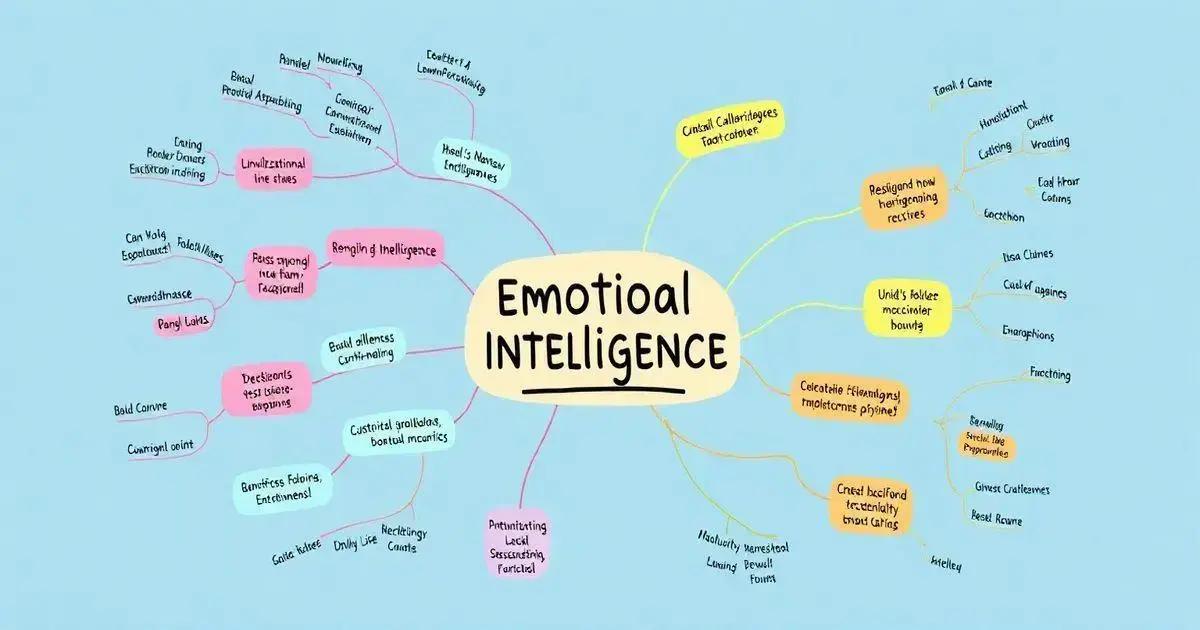 Mapa Mental sobre Inteligência Emocional no Trabalho: Transforme sua Equipe