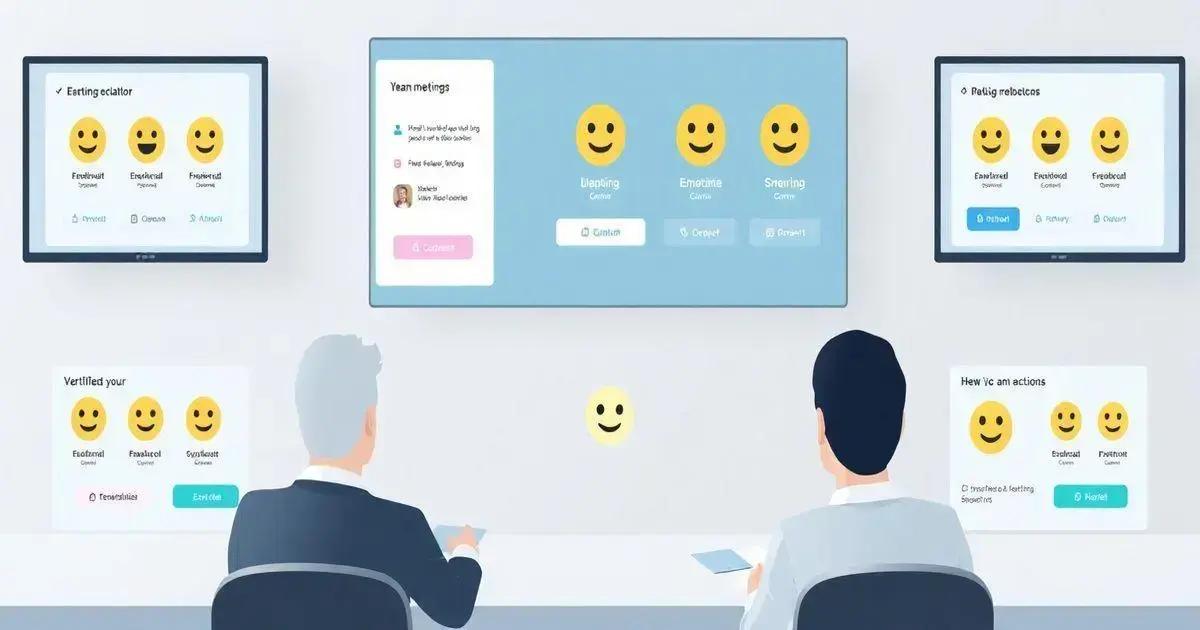 Principais ferramentas para avaliar emoções em reuniões
