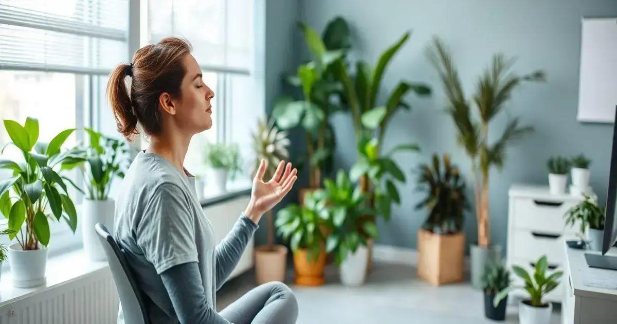 Quais métodos de relaxamento servem para reduzir ansiedade no trabalho?