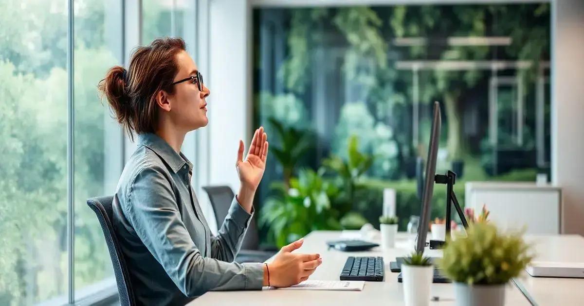 Técnicas de respiração para o ambiente de trabalho