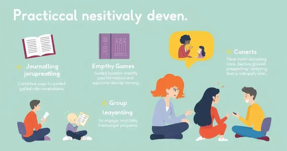 Atividades práticas para desenvolvimento emocional