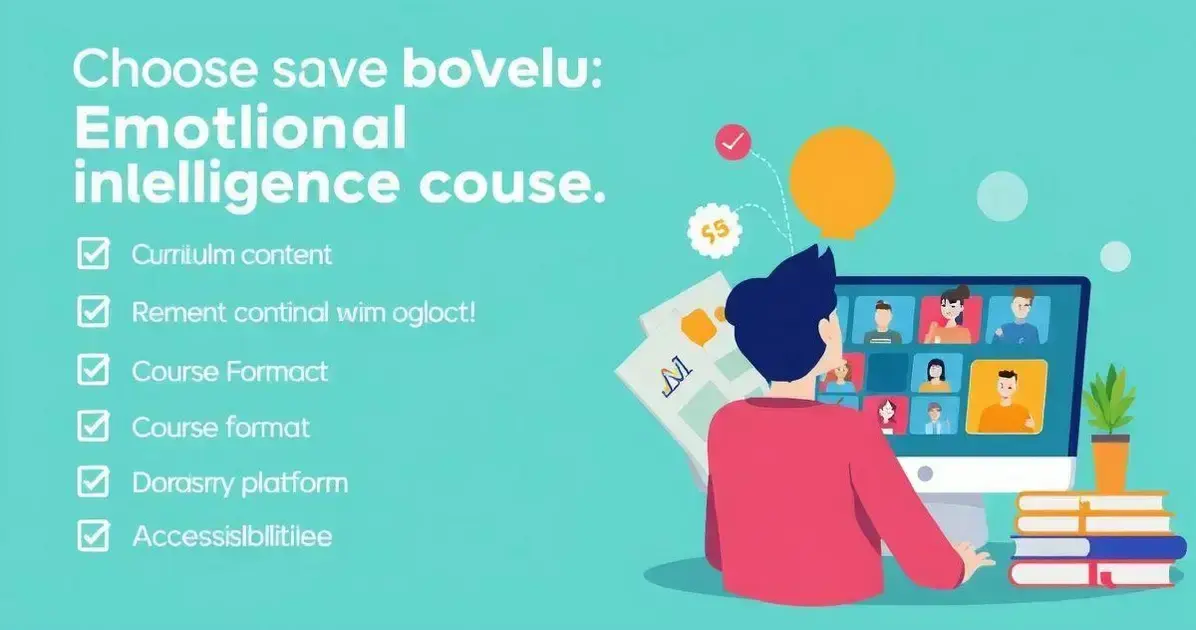 Como escolher o curso de inteligência emocional ideal