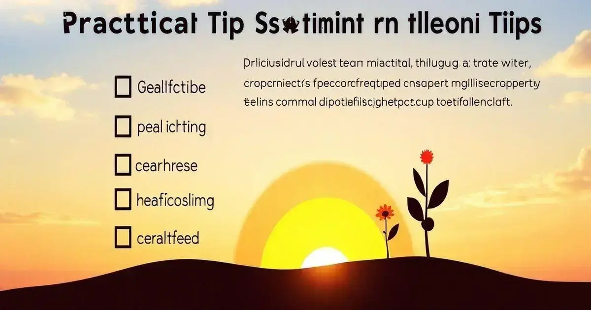 Dicas práticas para o desenvolvimento pessoal