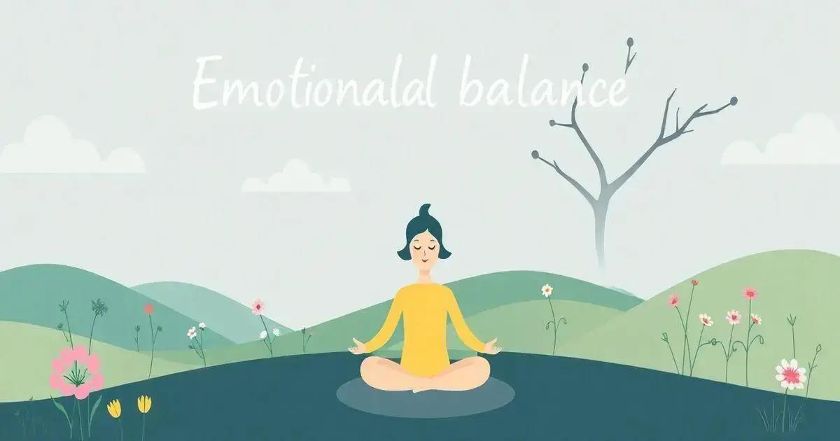 Equilíbrio emocional: Exemplos práticos para uma vida mais leve e saudável