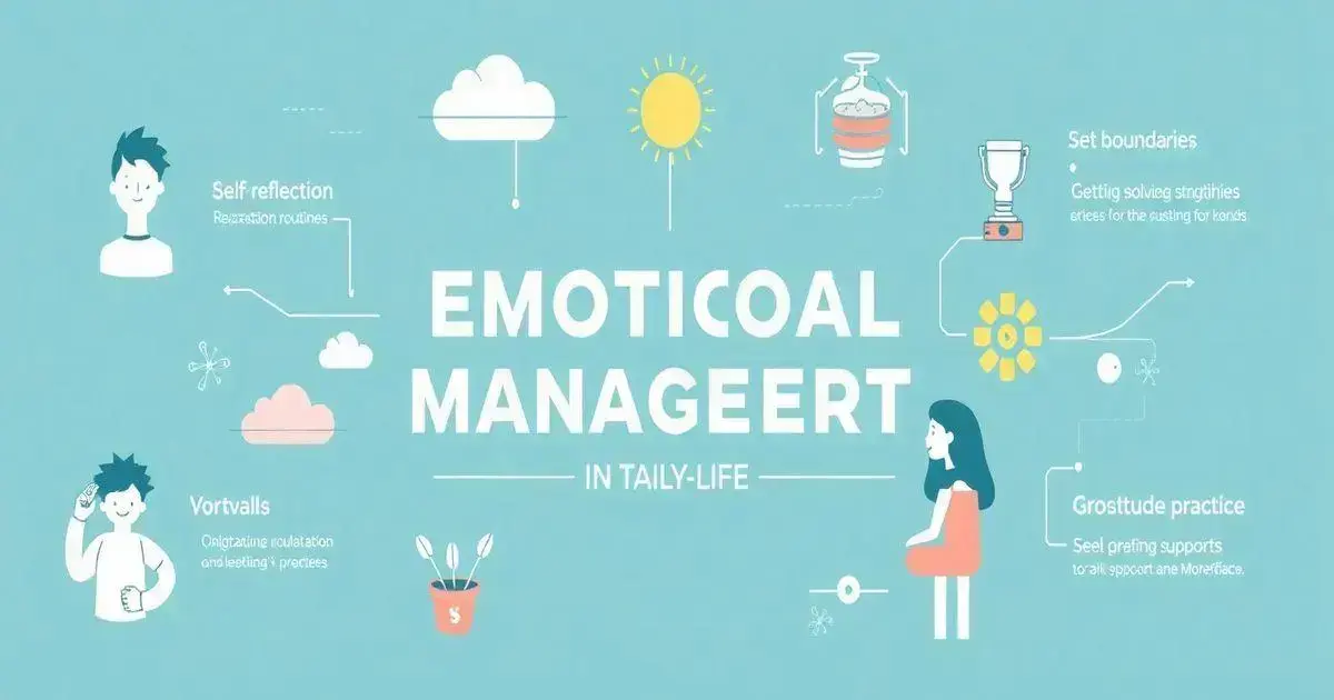 Estratégias de gestão emocional no dia a dia