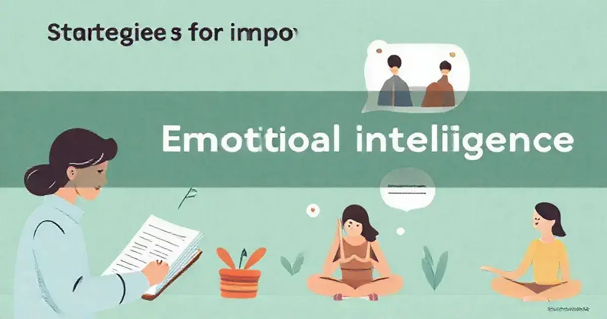 Estratégias para melhorar a inteligência emocional