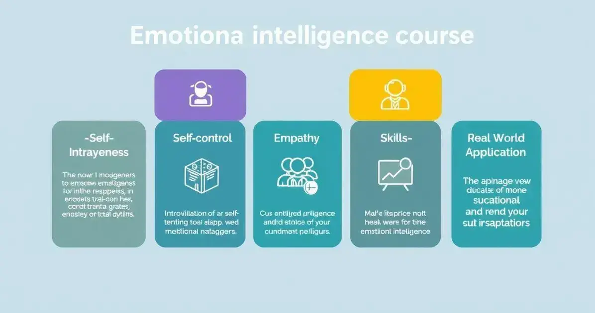 Estrutura típica de um curso de EQ online