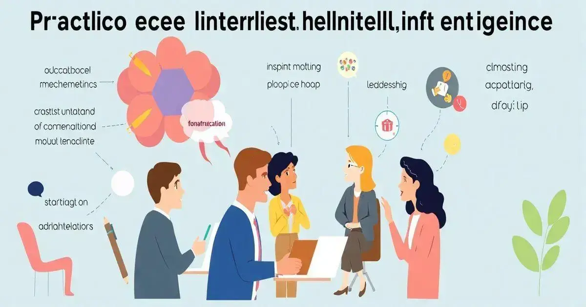 Exemplos práticos de IE no trabalho