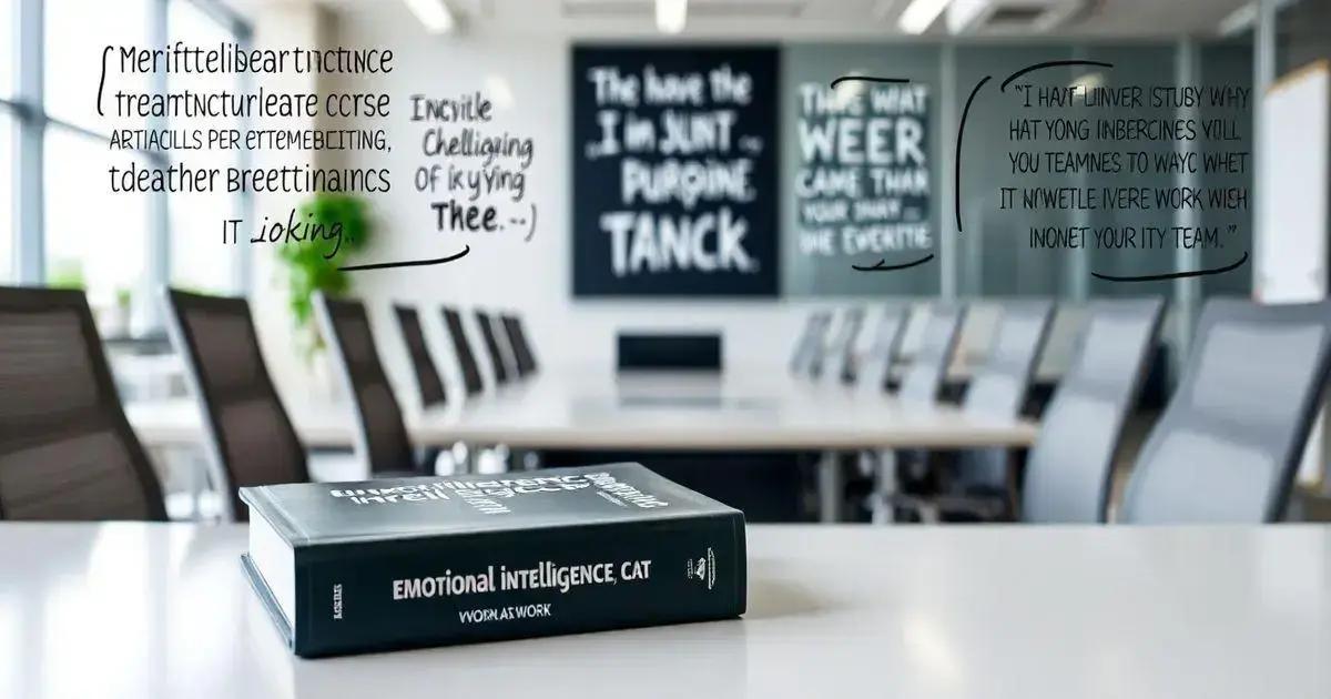 Livro Inteligência Emocional no Trabalho: Transforme sua Carreira Hoje!