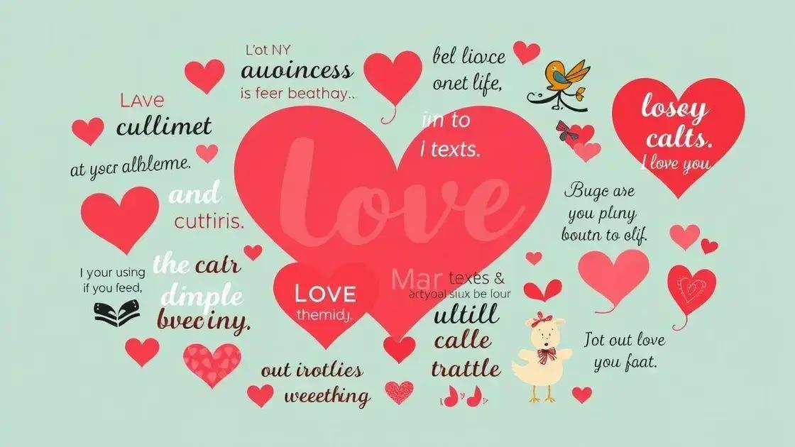 5 Expressões de Amor: Diga 'Eu Te Amo' de Manjeiras Novas