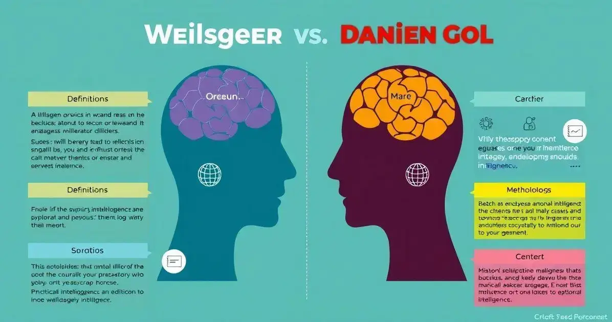 Comparação com Daniel Goleman