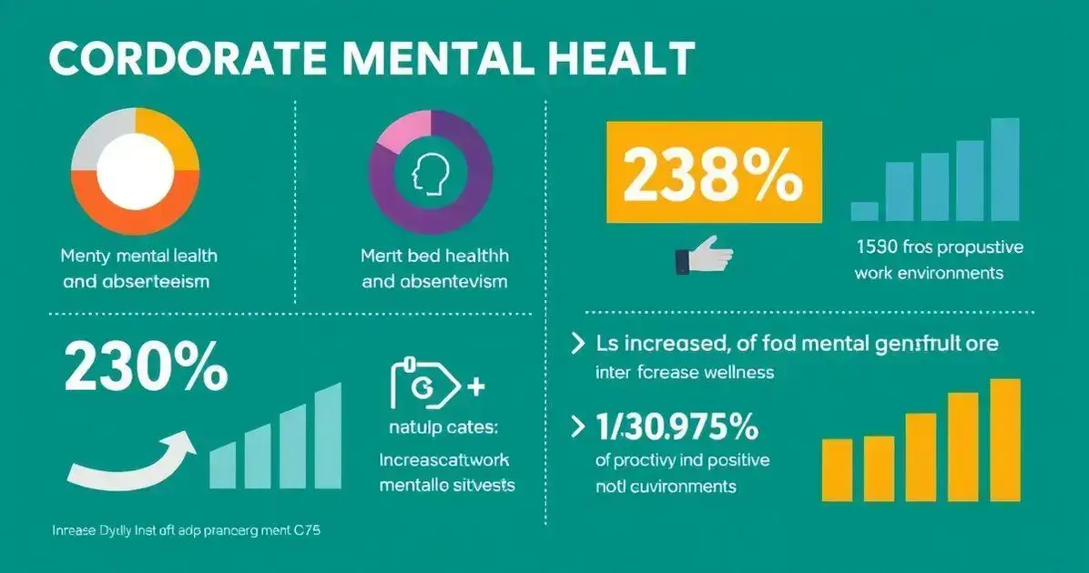 Dados estatísticos sobre saúde mental corporativa