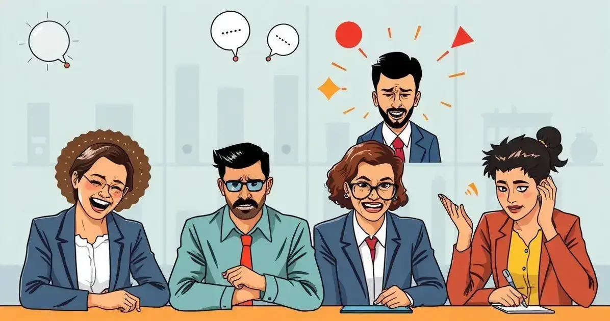 Exemplos de emoções no dia a dia profissional